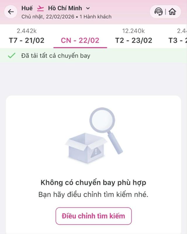 Chưa đến tết nhưng… hết vé máy bay trở lại TP.HCM sau tết- Ảnh 3. Chưa đến tết nhưng… hết vé máy bay trở lại TP.HCM sau tết- Ảnh 3.