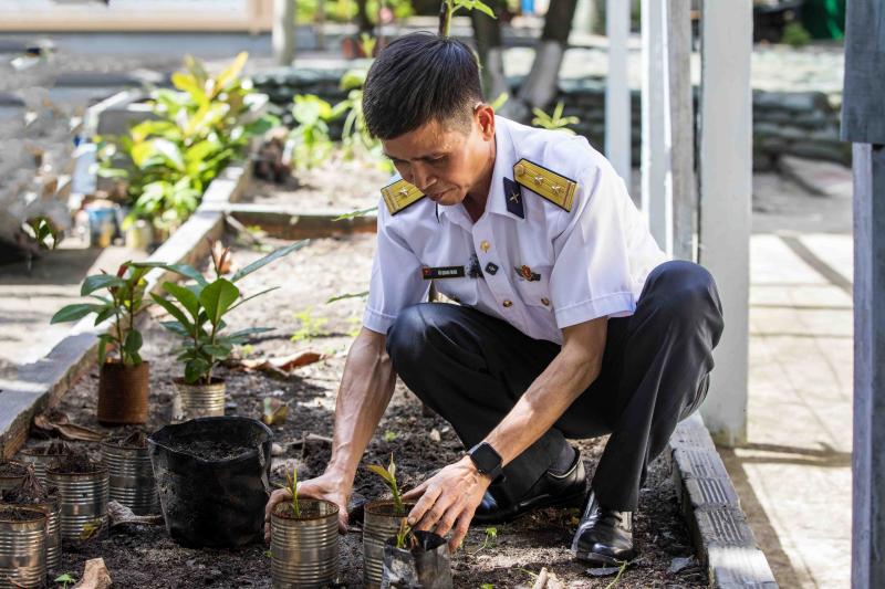 Tết ở Trường Sa - Kỳ 7: Sinh Tồn xanh xanh- Ảnh 9. Tết ở Trường Sa - Kỳ 7: Sinh Tồn xanh xanh- Ảnh 9.
