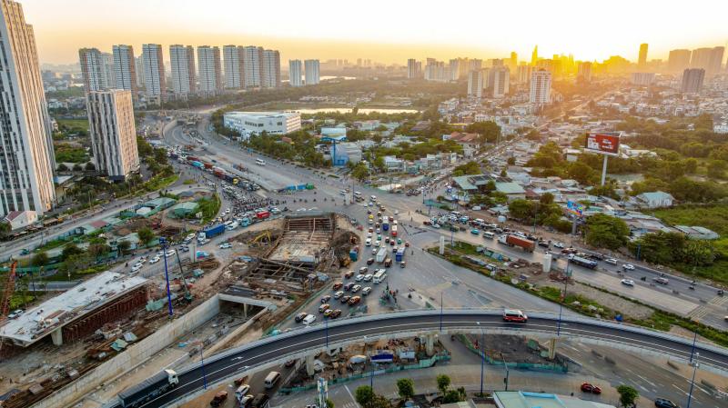 Hầm chui nút giao An Phú thông xe 2026 giảm ùn tắc giao thông TP . HCM - Ảnh 4.