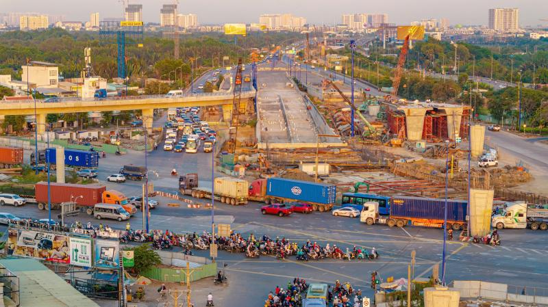 Hầm chui nút giao An Phú thông xe 2026 giảm ùn tắc giao thông TP . HCM - Ảnh 2.