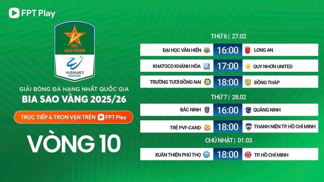 Lịch thi đấu hạng nhất cực hay: Trường Tươi Đồng Nai của Công Phượng 'bứt tốc', bỏ xa đội của thầy Park?- Ảnh 2.