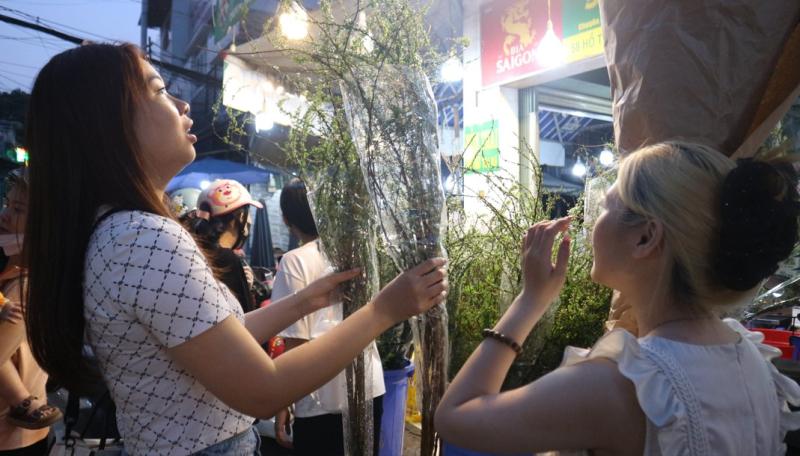 Loại hoa nào giá 200.000 - 250.000 đồng, bán chạy nhất chợ Hồ Thị Kỷ tết này?- Ảnh 1.