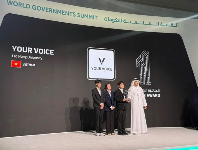 Dự án ý nghĩa của Trường ĐH Lạc Hồng giành giải thưởng danh giá tại Dubai - Ảnh 1.