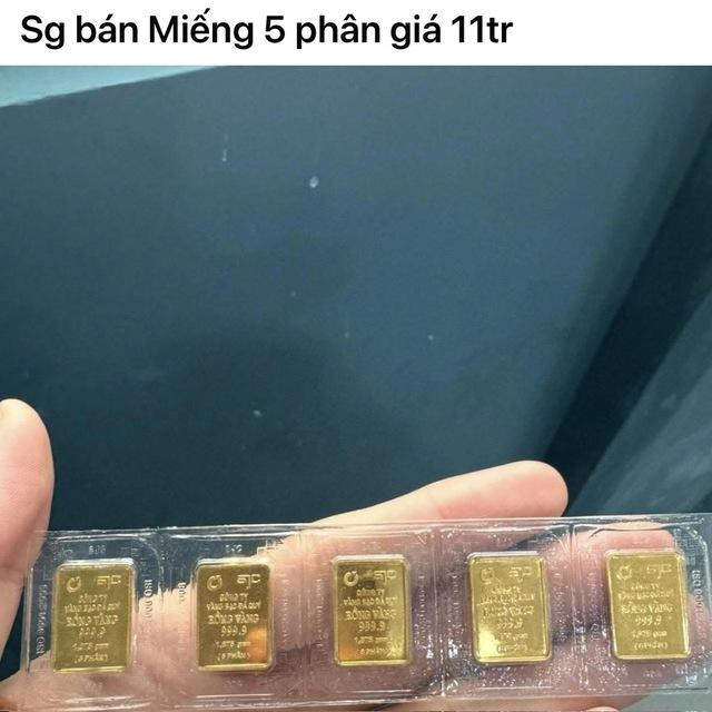 Giá vàng trên chợ mạng tăng loạn xạ- Ảnh 1.