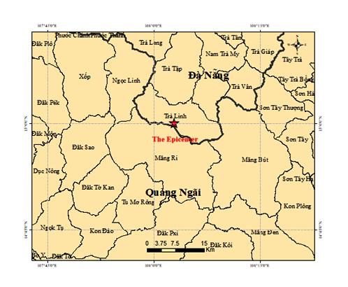 Trong 3 giờ, 5 trận động đất liên tiếp xảy ra ở Đà Nẵng và Quảng Ngãi- Ảnh 1. Trong 3 giờ, 5 trận động đất liên tiếp xảy ra ở Đà Nẵng và Quảng Ngãi- Ảnh 1.