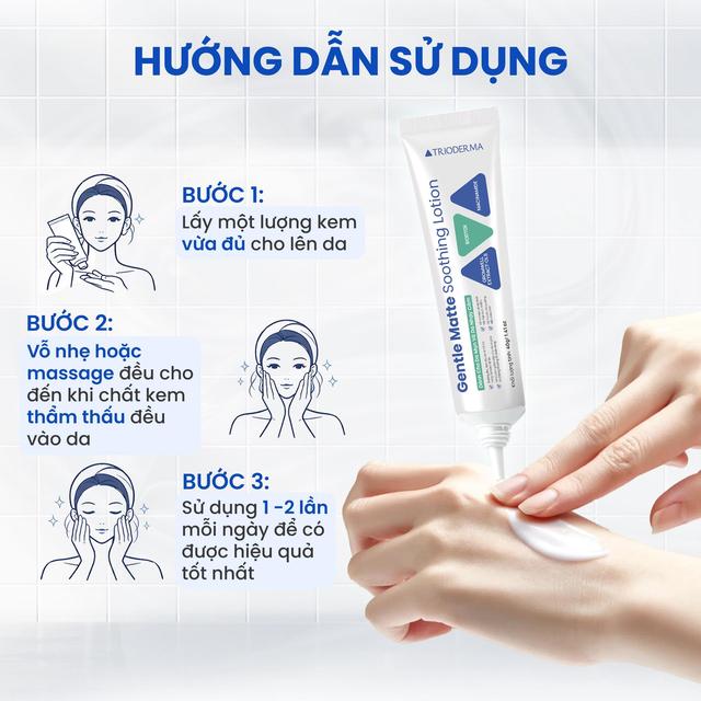 Ra mắt Trioderma Gentle Matte Soothing Lotion mới - kiềm dầu ấn tượng, mỏng mịn nhẹ tênh - Ảnh 6.