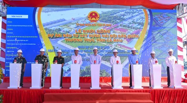 Khởi công Hải đội Dân quân thường trực Cà Mau gần 500 tỉ, tăng lực giữ biển   - Ảnh 1.