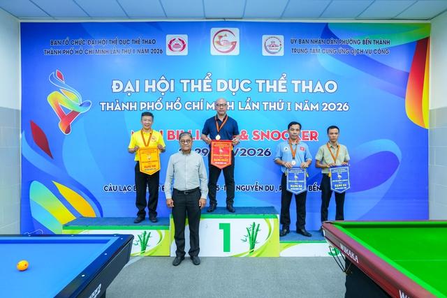 Billiards: Xác định những nhà vô địch đầu tiên tại Đại hội TDTT TP.HCM 2026- Ảnh 1. Billiards: Xác định những nhà vô địch đầu tiên tại Đại hội TDTT TP.HCM 2026- Ảnh 1.