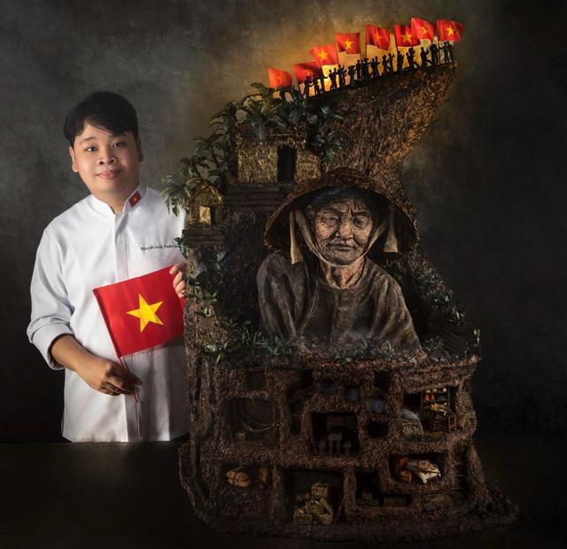 Khám phá bánh nghệ thuật kỷ niệm 30.4 Đặc sắc từ Nguyễn Hữu Thiên Ân - Ảnh 1. Khám phá bánh nghệ thuật kỷ niệm 30.4 Đặc sắc từ Nguyễn Hữu Thiên Ân - Ảnh 1.