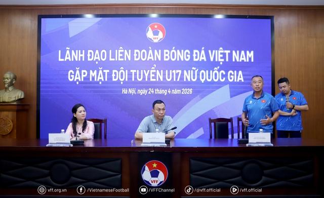 Chủ tịch VFF giao nhiệm vụ đặc biệt, U.17 nữ Việt Nam quyết đấu Trung Quốc và Thái Lan tại châu Á- Ảnh 3. Chủ tịch VFF giao nhiệm vụ đặc biệt, U.17 nữ Việt Nam quyết đấu Trung Quốc và Thái Lan tại châu Á- Ảnh 3.