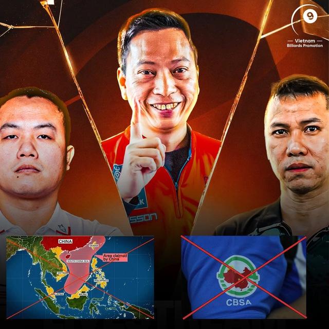 Cực nóng: Hoàng Sao và VĐV Việt Nam quyết liệt bỏ giải billiards ở Trung Quốc vì 'đường lưỡi bò'- Ảnh 1. Cực nóng: Hoàng Sao và VĐV Việt Nam quyết liệt bỏ giải billiards ở Trung Quốc vì 'đường lưỡi bò'- Ảnh 1.