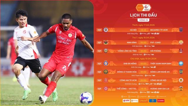 Lịch thi đấu sớm nhất vòng 19 V-League: Becamex TP.HCM vẫn nguy cơ xuống hạng, khó thắng Hà Nội- Ảnh 1. Lịch thi đấu sớm nhất vòng 19 V-League: Becamex TP.HCM vẫn nguy cơ xuống hạng, khó thắng Hà Nội- Ảnh 1.