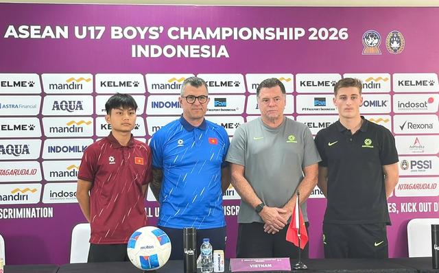 HLV U.17 Úc: 'U.17 Việt Nam mạnh và chúng tôi không được phép mắc sai lầm' - Ảnh 1.