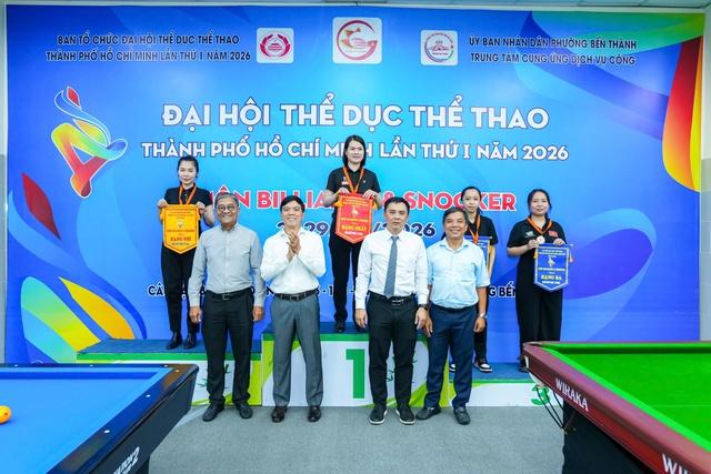 Billiards: Xác định những nhà vô địch đầu tiên tại Đại hội TDTT TP.HCM 2026- Ảnh 2. Billiards: Xác định những nhà vô địch đầu tiên tại Đại hội TDTT TP.HCM 2026- Ảnh 2.