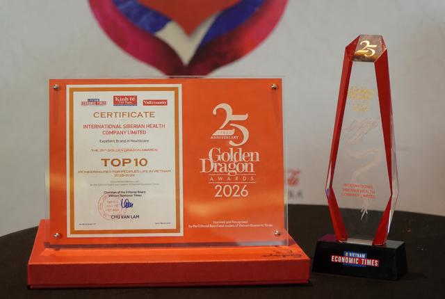 Công ty Siberian Health Quốc tế tiếp tục được vinh danh tại Giải thưởng Rồng Vàng 2026- Ảnh 2.
