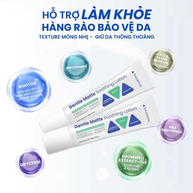 Hướng dẫn sử dụng lotion làm khỏe da Trioderrma Gentle Matte Soothing Lotion chuẩn y khoa - Ảnh 3.