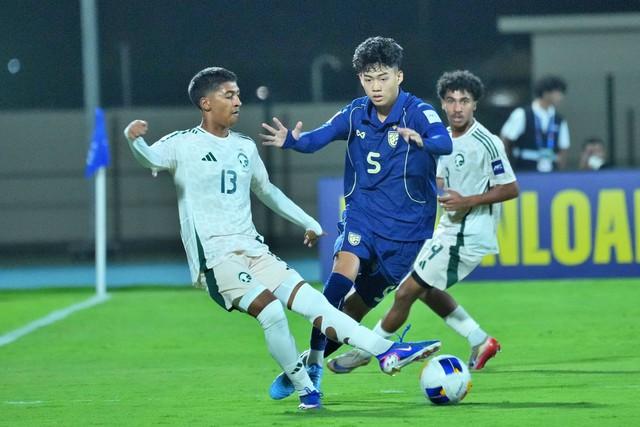 U.17 Thái Lan thua Ả Rập Xê Út, bị loại ngay vòng bảng châu Á- Ảnh 1.