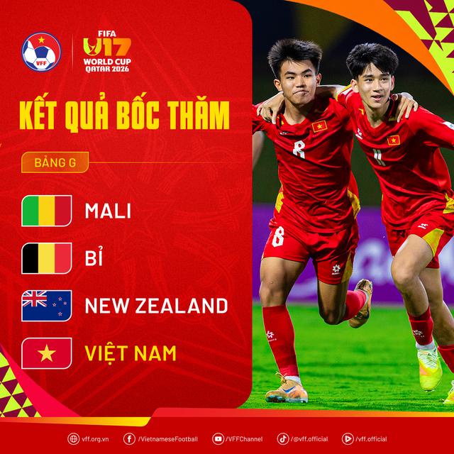U.17 Việt Nam rơi bảng đấu khó ở World Cup, sếp lớn VFF tuyên bố đặc biệt- Ảnh 1.