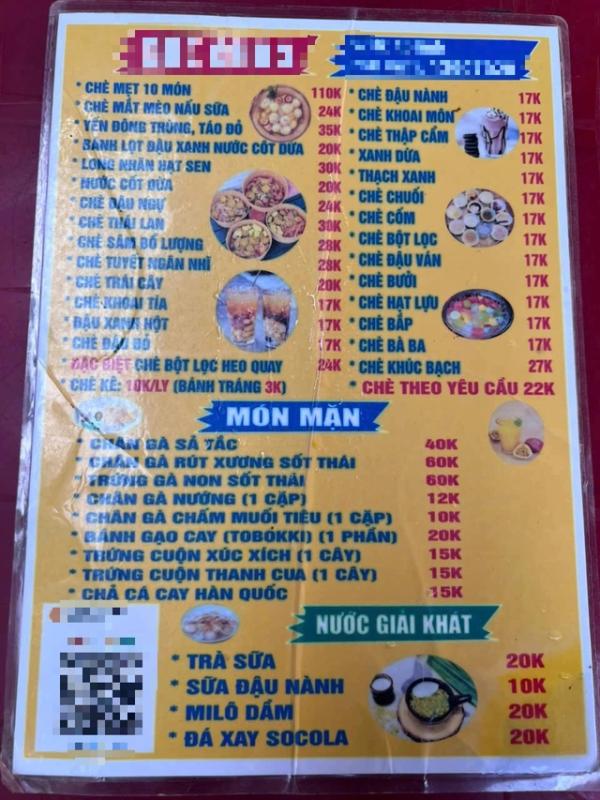 Mục sở thị quán chè trong vụ ly chè 170.000 đồng ở Huế- Ảnh 2. Mục sở thị quán chè trong vụ ly chè 170.000 đồng ở Huế- Ảnh 2.