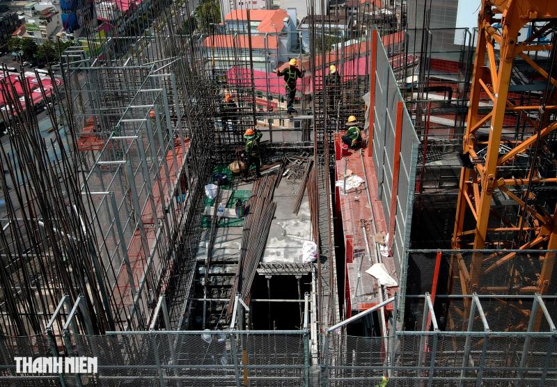 Bên trong siêu dự án tứ giác Bến Thành khi thi công trở lại- Ảnh 10. Bên trong siêu dự án tứ giác Bến Thành khi thi công trở lại- Ảnh 10.