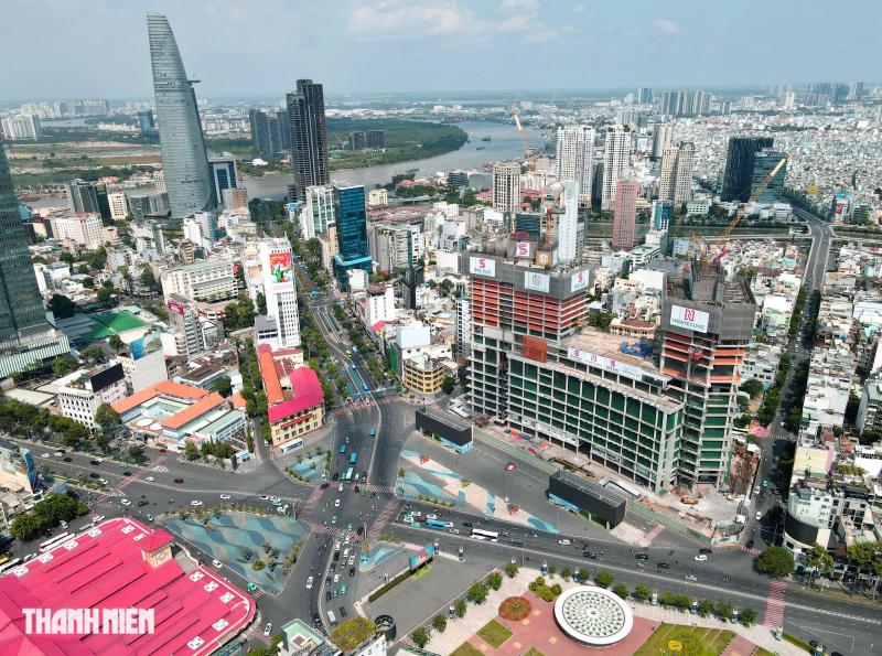 Bên trong siêu dự án tứ giác Bến Thành khi thi công trở lại- Ảnh 11. Bên trong siêu dự án tứ giác Bến Thành khi thi công trở lại- Ảnh 11.
