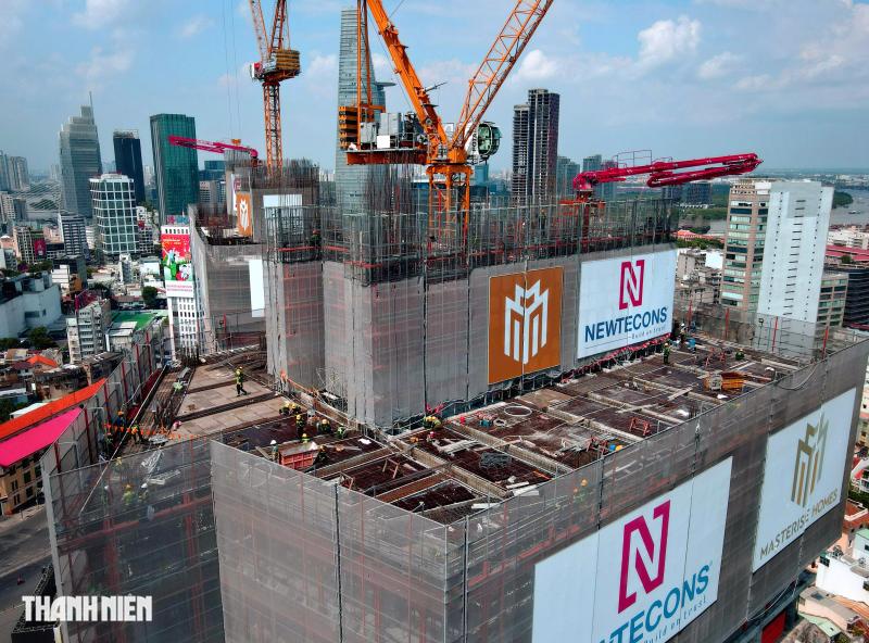 Bên trong siêu dự án tứ giác Bến Thành khi thi công trở lại- Ảnh 1. Bên trong siêu dự án tứ giác Bến Thành khi thi công trở lại- Ảnh 1.