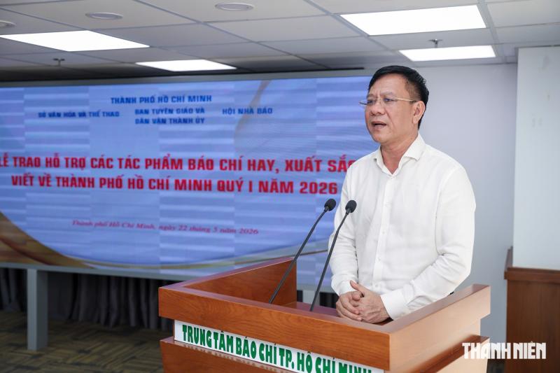 TP.HCM khen thưởng 70 tác phẩm báo chí xuất sắc quý 1/2026- Ảnh 1. TP.HCM khen thưởng 70 tác phẩm báo chí xuất sắc quý 1/2026- Ảnh 1.