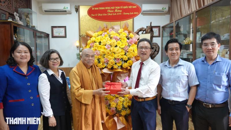 MTTQ Việt Nam tri ân đóng góp của Giáo hội Phật giáo Việt Nam dịp Phật đản - Ảnh 6.