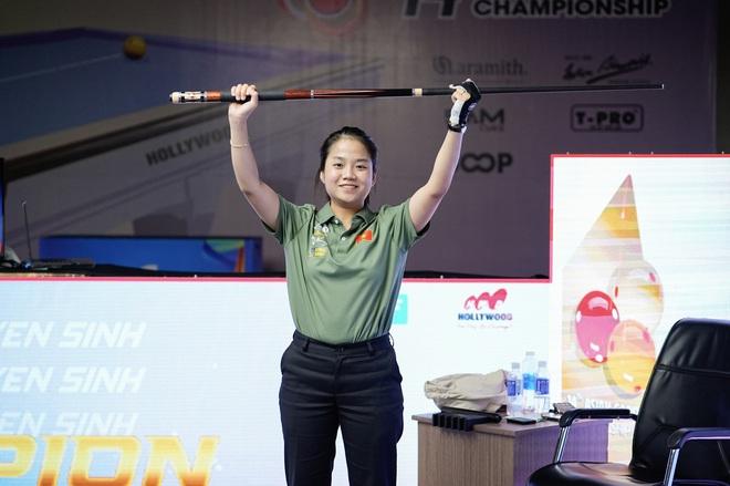 Billiards: Nữ cơ thủ Việt Nam giành chức vô địch châu Á lịch sử- Ảnh 2. Billiards: Nữ cơ thủ Việt Nam giành chức vô địch châu Á lịch sử- Ảnh 2.