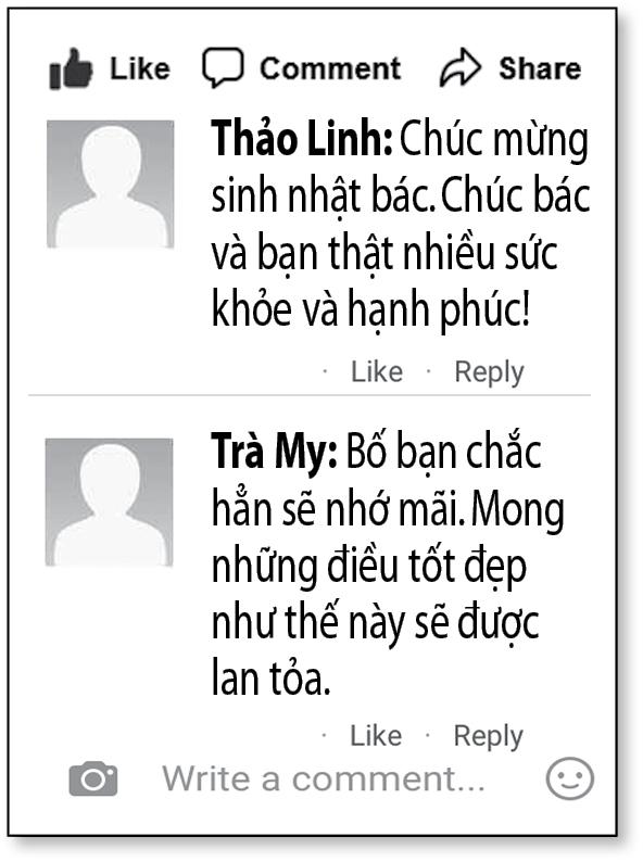 Con trai bí mật tổ chức sinh nhật cho cha, hàng ngàn người lạ gửi lời chúc - Ảnh 7. Con trai bí mật tổ chức sinh nhật cho cha, hàng ngàn người lạ gửi lời chúc - Ảnh 7.