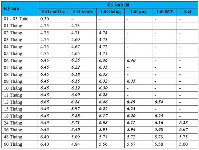 Lãi suất gửi tiết kiệm thông thường, chứng chỉ tiền gửi trực tuyến tháng 5.2026 của BVBank - Ảnh 2.