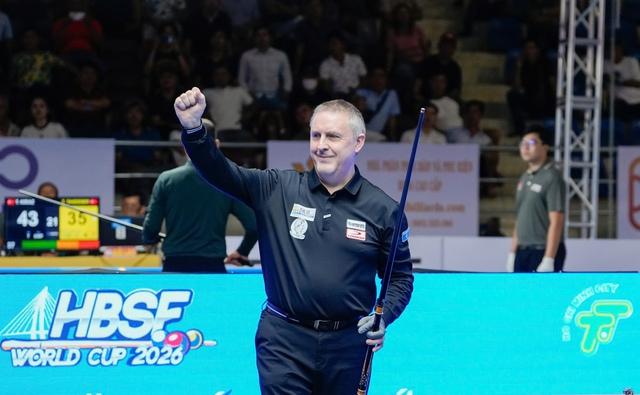 Billiards: Đôi công mãn nhãn, thiên tài Caudron thắng kịch tính thần đồng Hàn Quốc- Ảnh 1. Billiards: Đôi công mãn nhãn, thiên tài Caudron thắng kịch tính thần đồng Hàn Quốc- Ảnh 1.