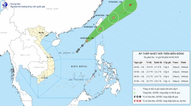 Chiều tối nay, Bắc và Nam bộ có mưa lớn, áp thấp nhiệt đới di chuyển nhanh
- Ảnh 2.