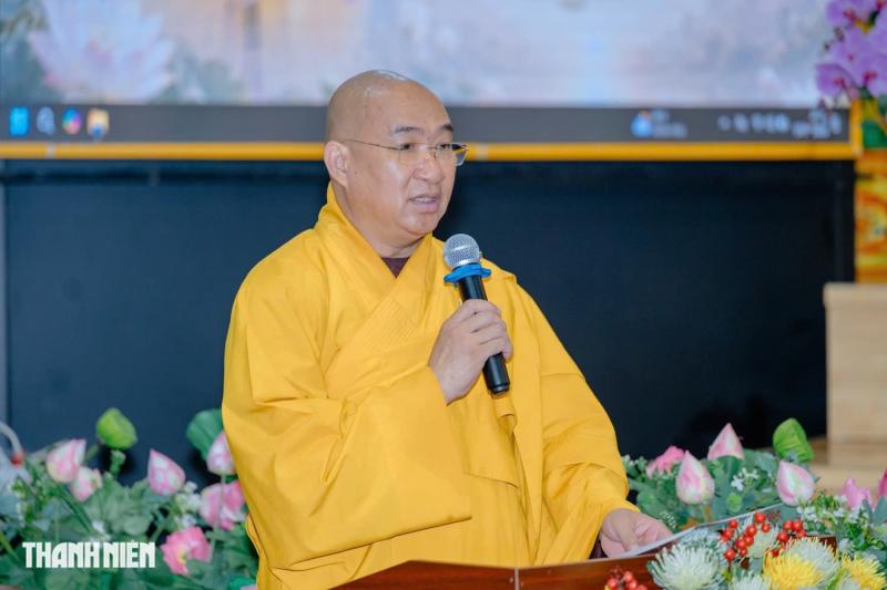 Trang nghiêm lễ tưởng niệm 63 năm Bồ tát Thích Quảng Đức vị pháp thiêu thân tại TP.HCM - Ảnh 9.