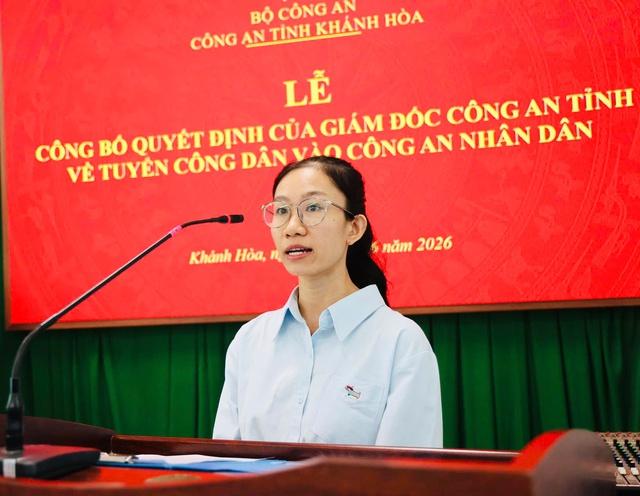 Vợ thiếu tá Nguyễn Xuân Hải nguyện tiếp nối màu áo công an của chồng- Ảnh 1.